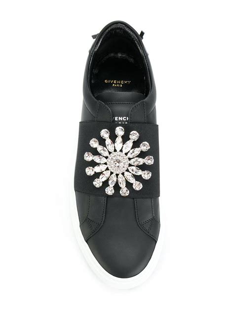 givenchy women's black embellished slip-on sneakers box|givenchy marshmallow sneakers.